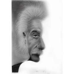Portrait Albert Einstein - Double Face