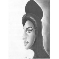 Portrait Amy Winehouse - Double Face