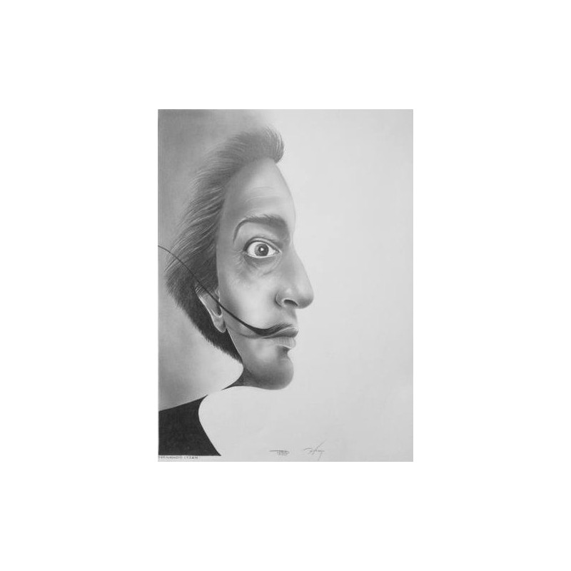 Portrait Salvador Dali  - Double Face