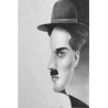 Portrait Charles Chaplin - Double Face