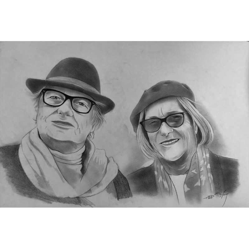 Portrait personnalisée  - Duo